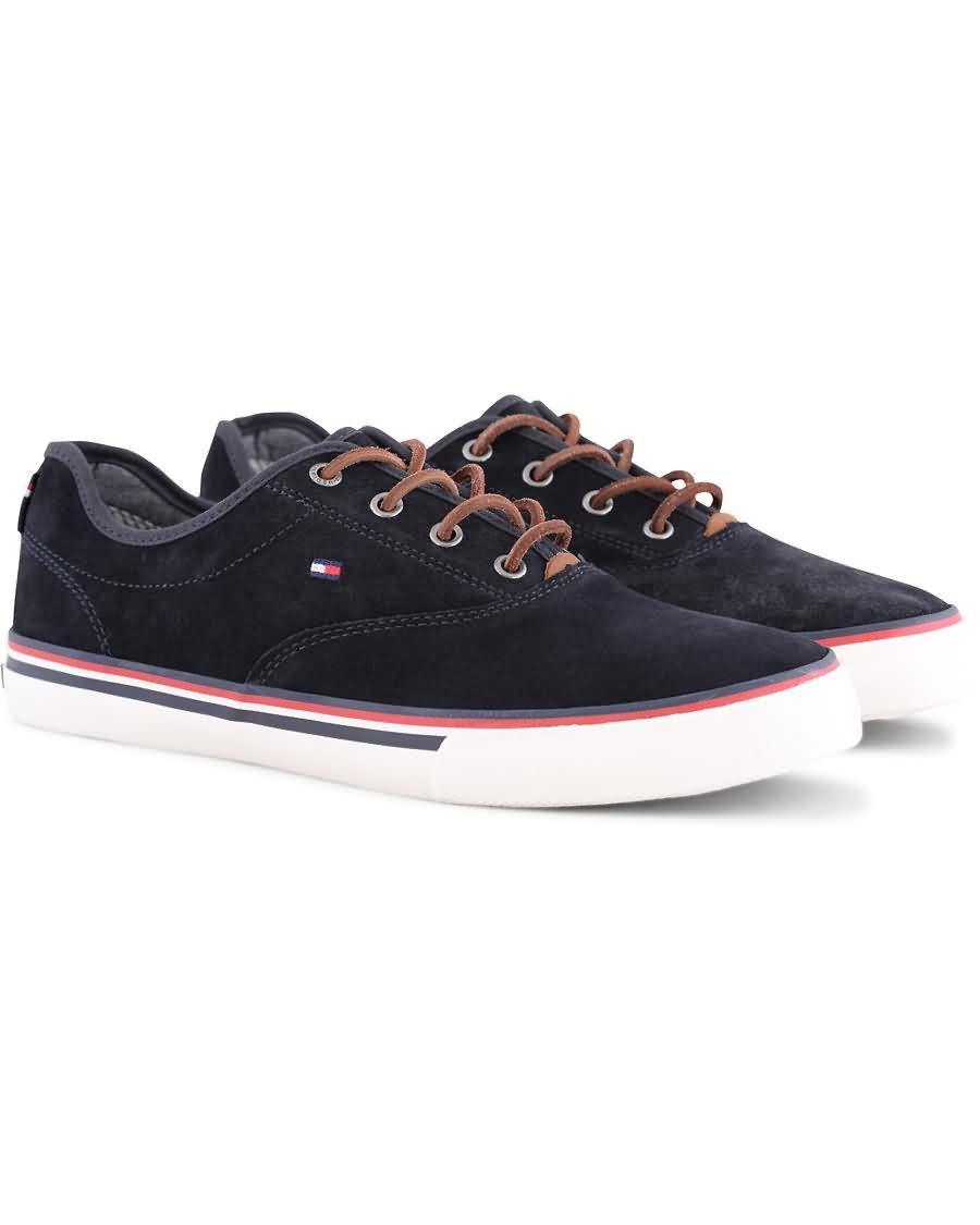 tommy hilfiger paulie sneaker midnight suede På Salg Billig 17nny